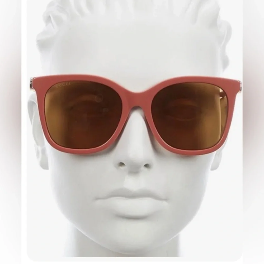 Gucci GG1071S pink round frame sunglasses‎ new